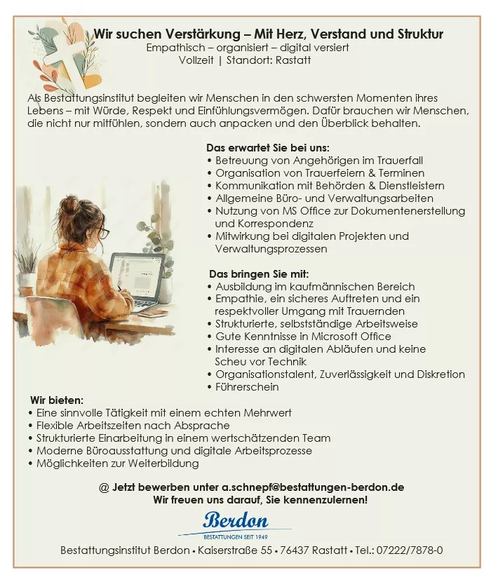 Stellenanzeige 